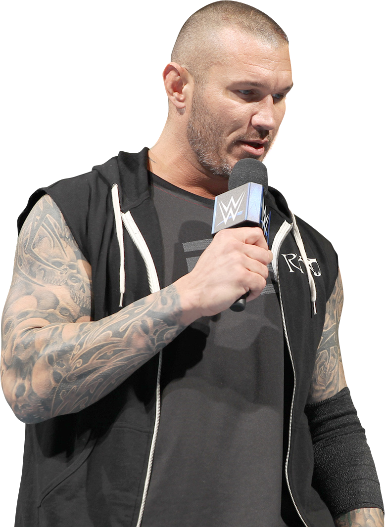 Randy Orton Speaking Microphone W W E PNG Image