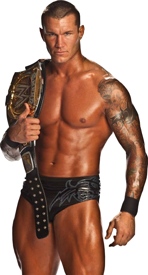 Randy Orton W W E Champion Pose PNG Image