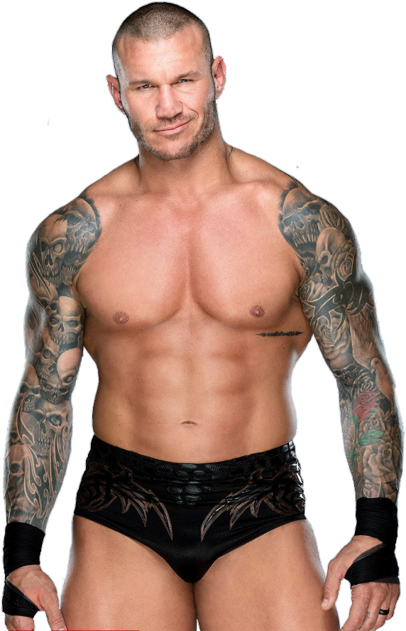 Randy Orton Wrestler Pose PNG Image