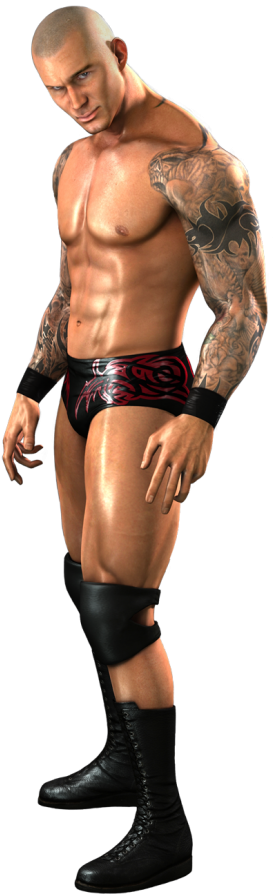 Randy Orton Wrestler Pose PNG Image