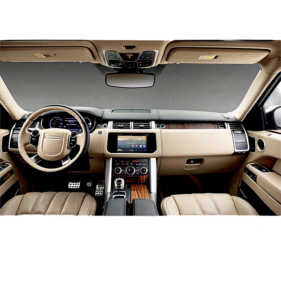 Range Rover Dashboard Technology Png Flk2 PNG Image