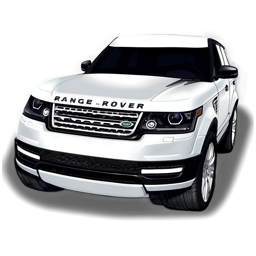 Range Rover White Pure Png Ueu21 PNG Image