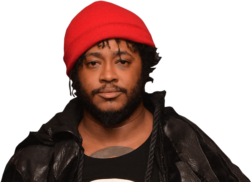 Rapperin Red Beanie PNG Image