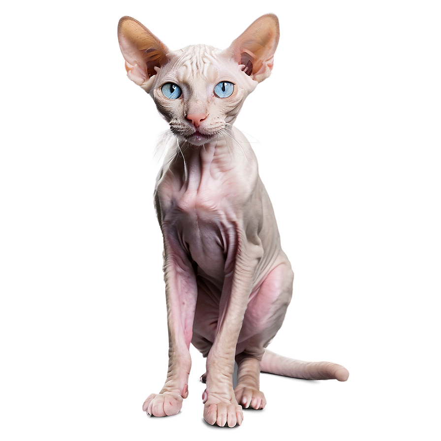 Rare Hairless Cat Png Jlq PNG Image