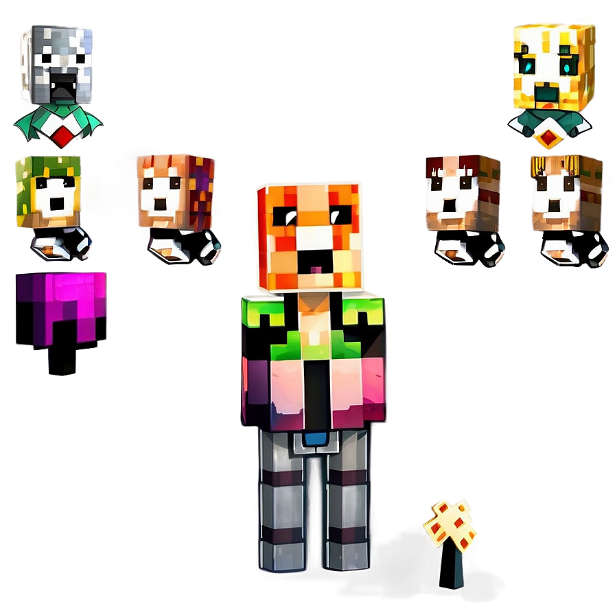 Rare Minecraft Characters Png 26 PNG Image