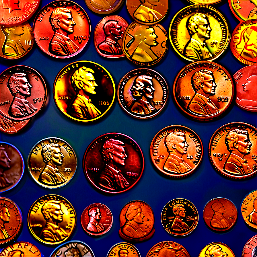 Rare Penny Collection Png 05242024 PNG Image