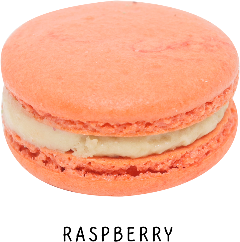 Raspberry Macaron Delicious Treat PNG Image