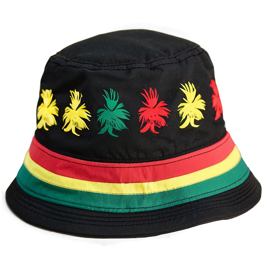 Rasta Bucket Hat Png 06282024 PNG Image