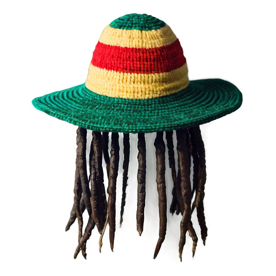 Rasta Hat With Dreadlocks Png Nji18 PNG Image