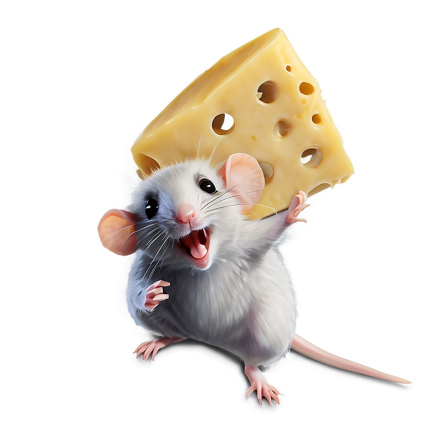 Rat With Cheese Png Phf PNG Image