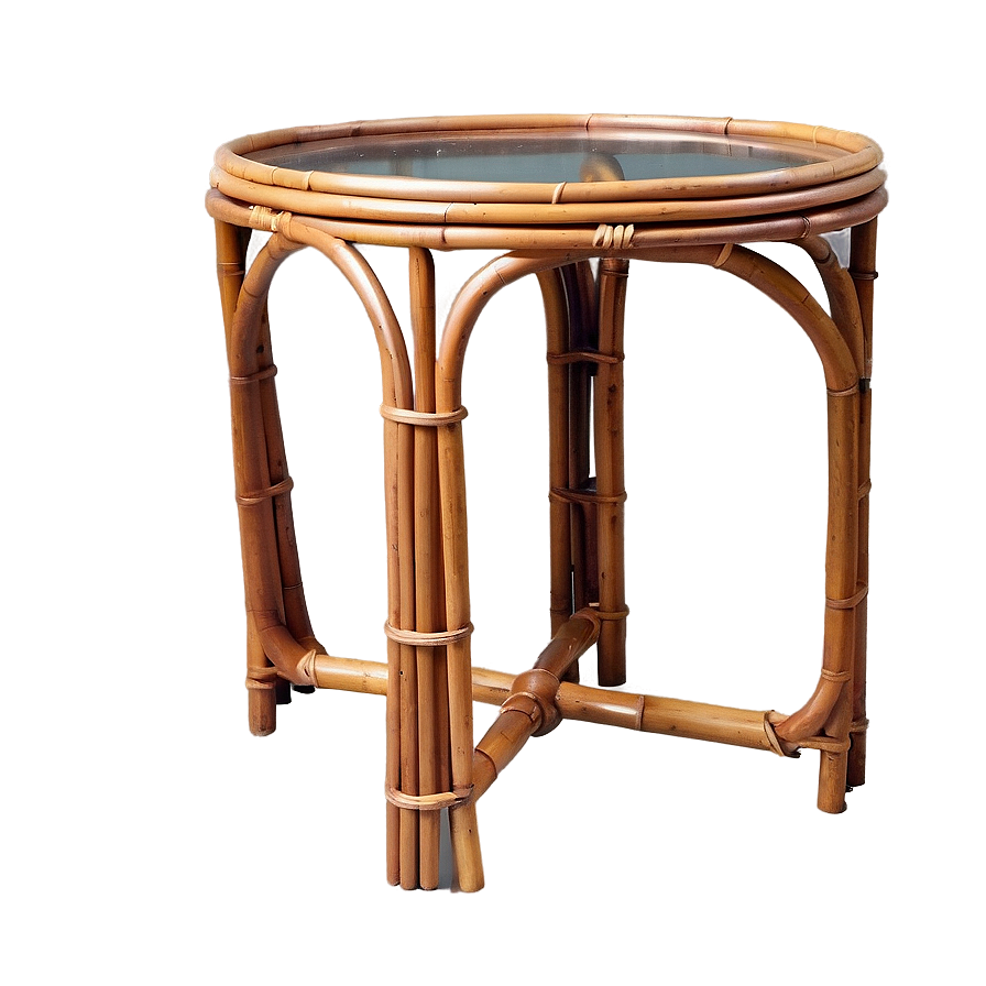 Rattan Side Table Png Peb PNG Image