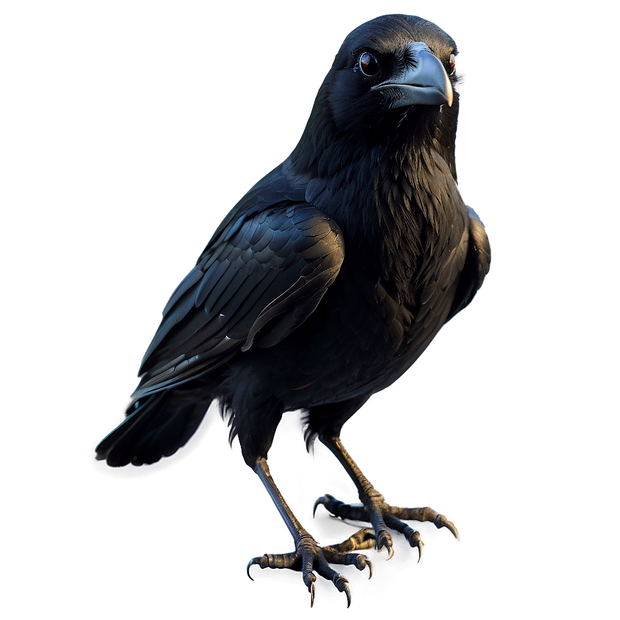 Raven In Gothic Style Png Ssm62 PNG Image