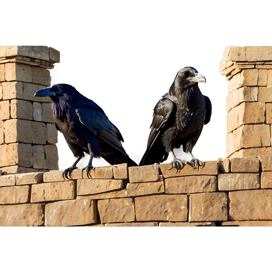 Ravens At Ancient Ruins Png 58 PNG Image