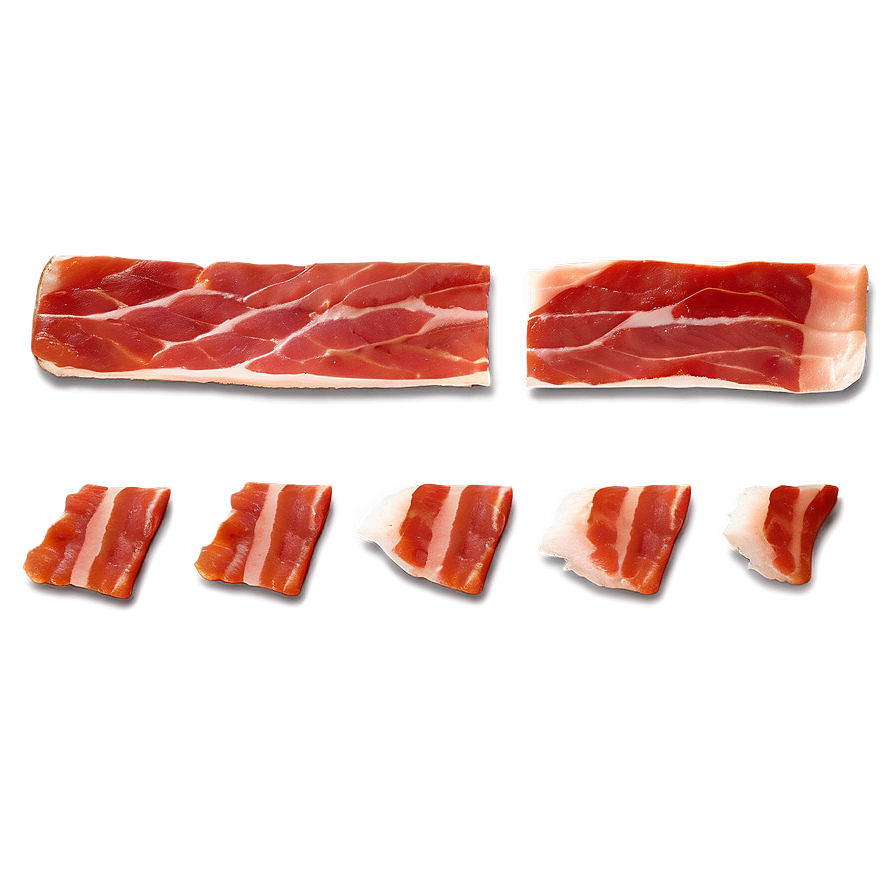 Raw Bacon Slices Png 41 PNG Image