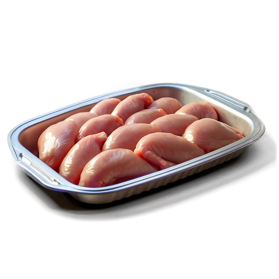 Raw Chicken In Tray Png Xgo PNG Image