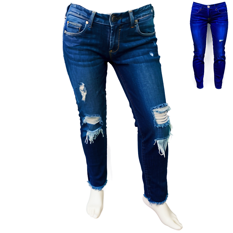 Raw Hem Jeans Png 05242024 PNG Image