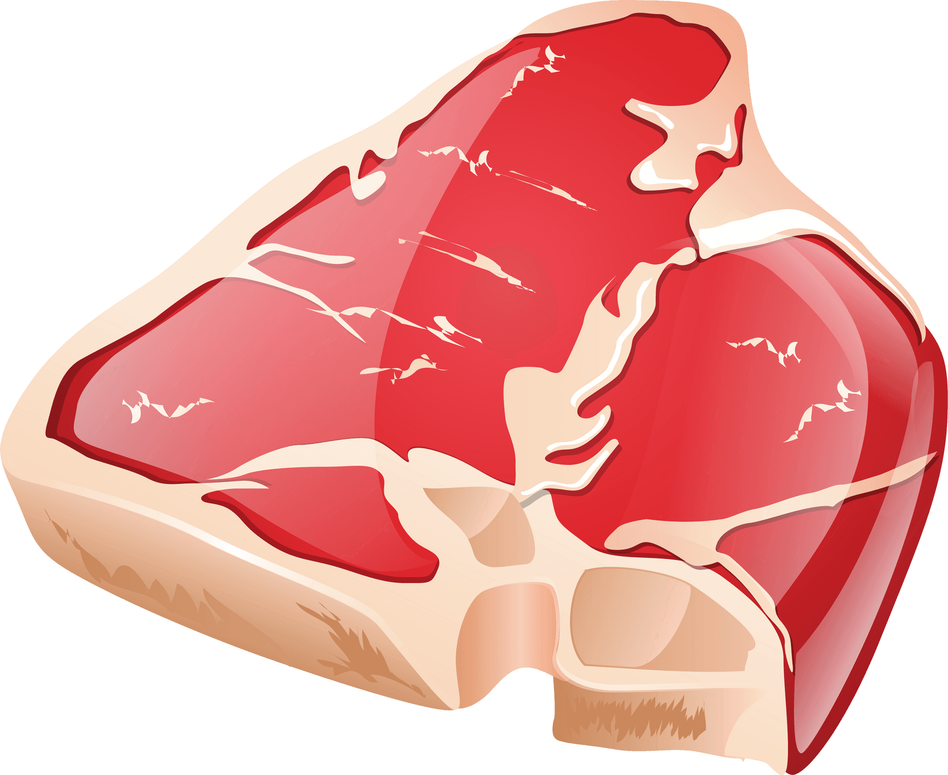 Raw Steak Illustration.png PNG Image