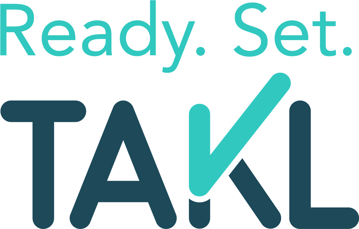 Ready Set T A K L Logo PNG Image