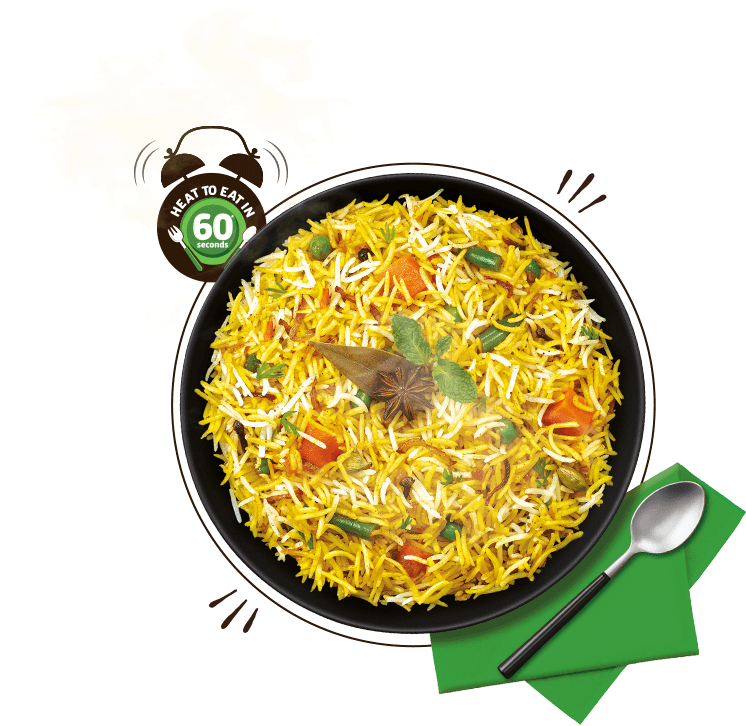 Readyto Eat Veg Biryani PNG Image