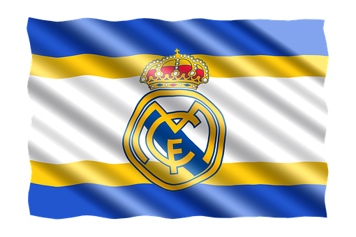 Real Madrid Flag Waving PNG Image