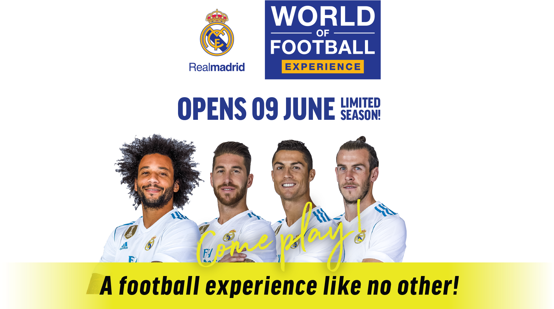 Real Madrid Worldof Football Experience Ad PNG Image