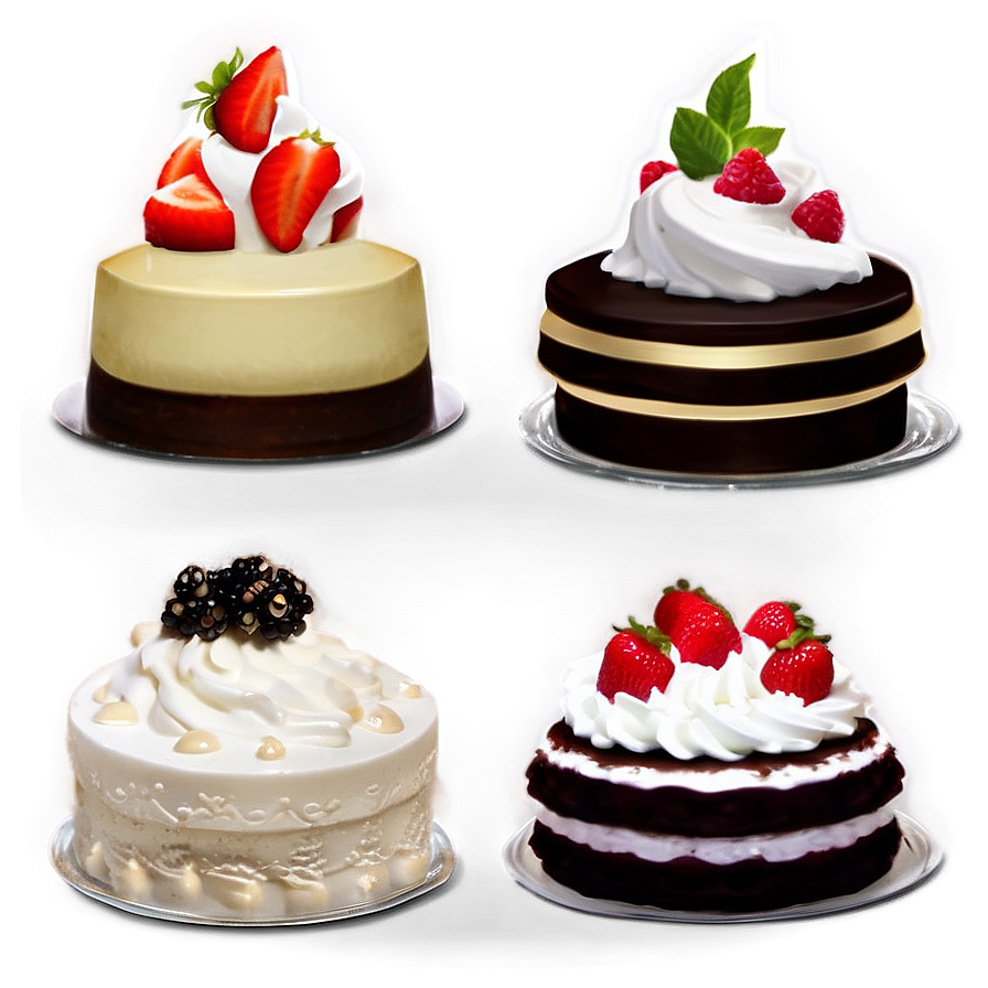 Real Sumptuous Desserts Png Bwo PNG Image