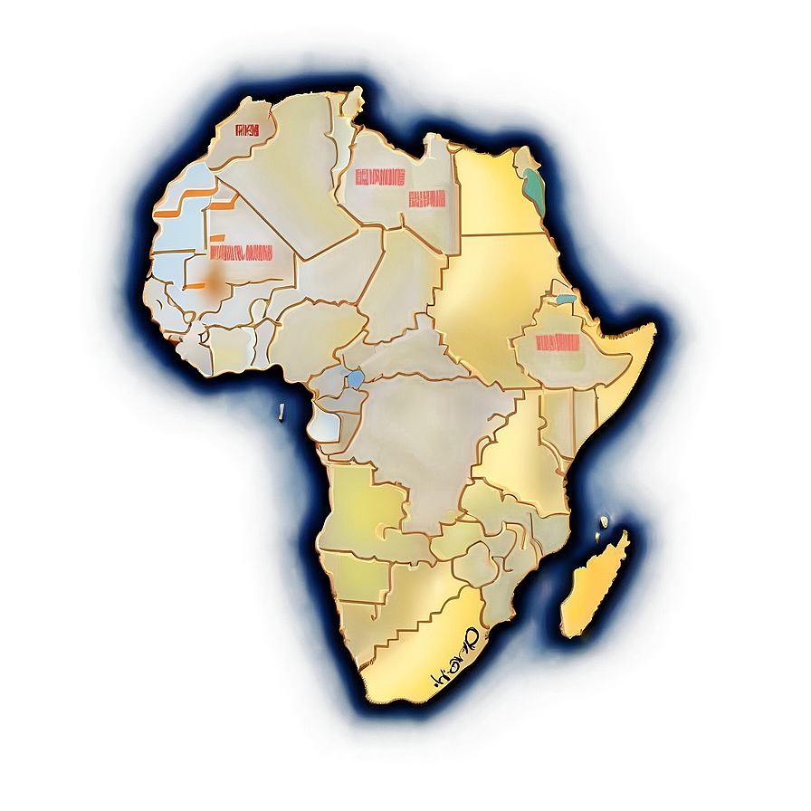 Realistic Africa Outline Png 79 PNG Image