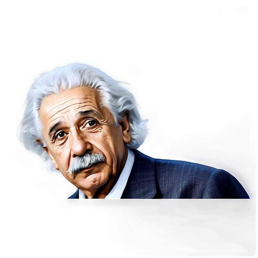 Realistic Albert Einstein Drawing Png 06122024 PNG Image