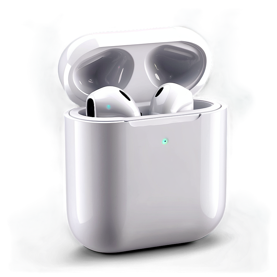 Realistic Apple Airpods Charging Case Open Png 62 PNG Image