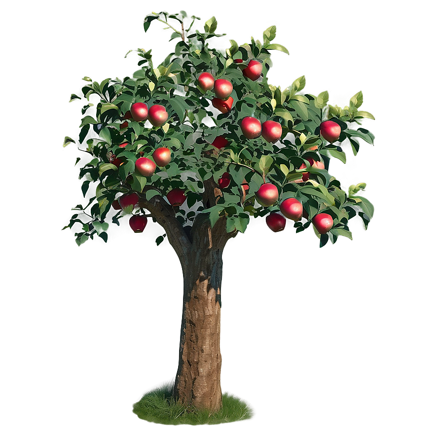 Realistic Apple Tree Png Mlq81 PNG Image