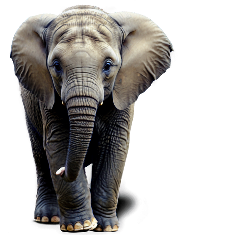 Realistic Baby Elephant Png 06122024 PNG Image