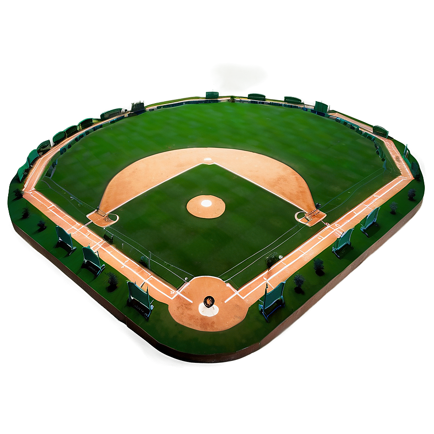 Realistic Baseball Field Png Dkf PNG Image