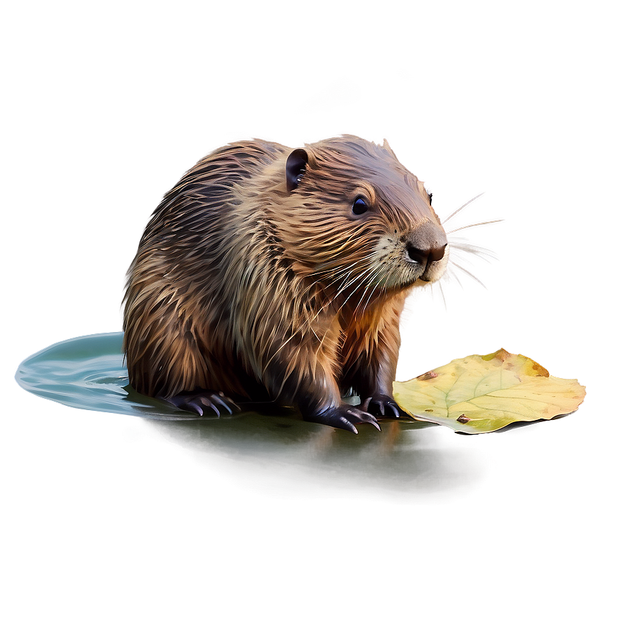 Realistic Beaver Illustration Png 29 PNG Image