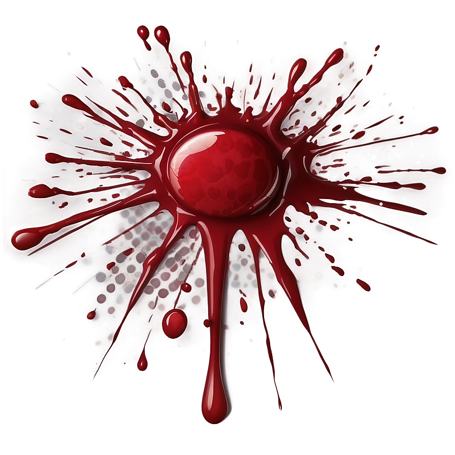 Realistic Blood Splatter Design Png 65 PNG Image