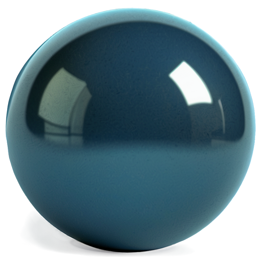 Realistic Blue Ball Png 06132024 PNG Image