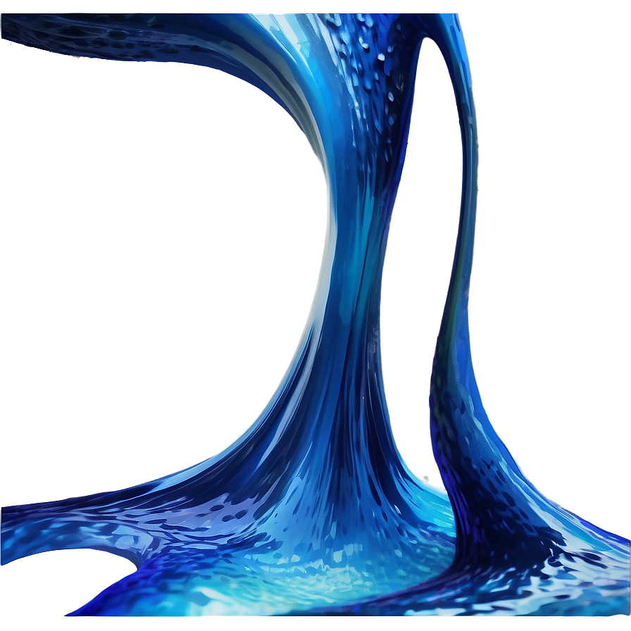 Realistic Blue Wave Png Mol40 PNG Image