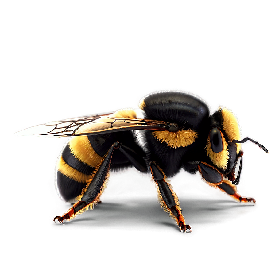 Realistic Bumblebee Insect Png 40 PNG Image