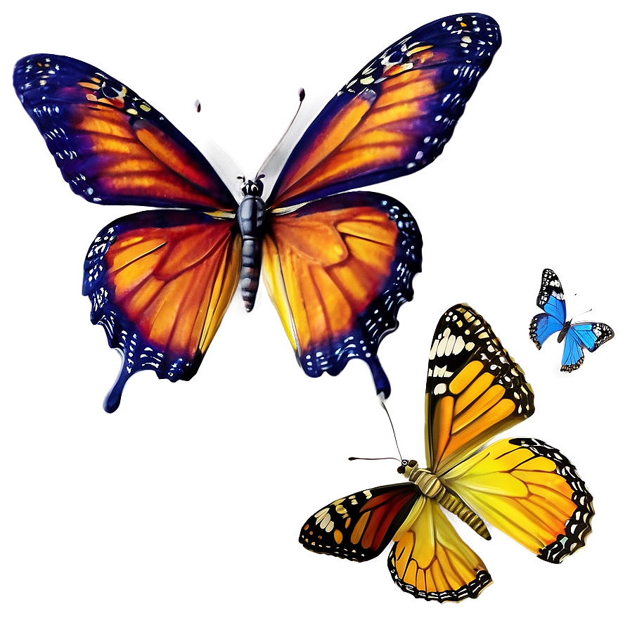 Realistic Butterflies Png Phq79 PNG Image