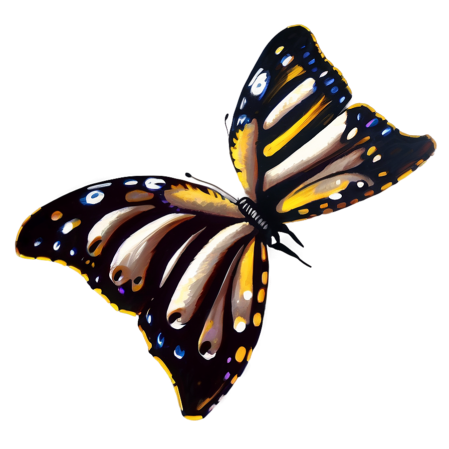 Realistic Butterfly Drawing Png 85 PNG Image