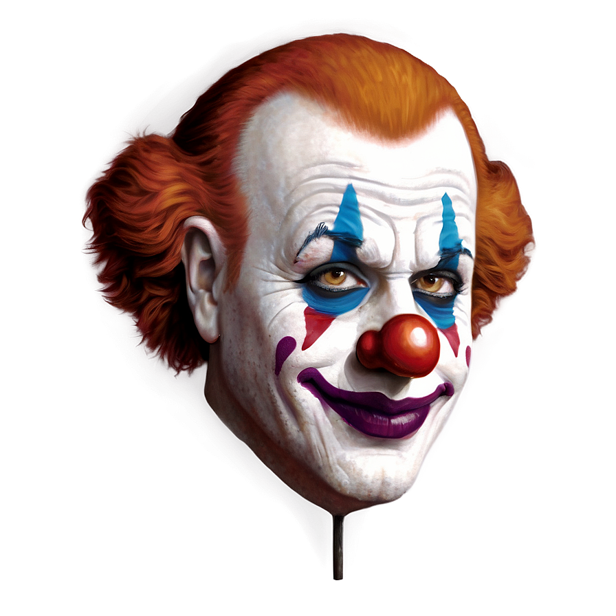 Realistic Clown Face Drawing Png Bem PNG Image