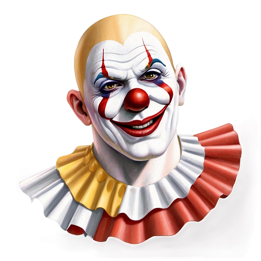 Realistic Clown Face Drawing Png Dme2 PNG Image