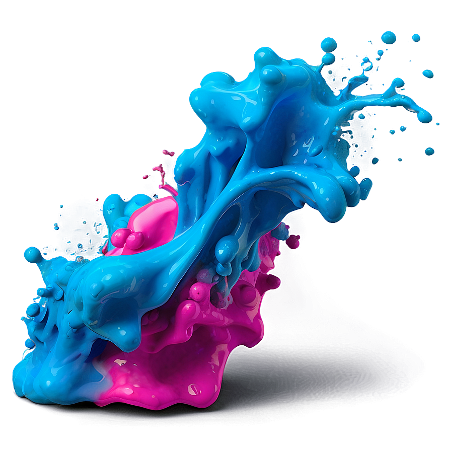 Realistic Color Splash Png Vva PNG Image