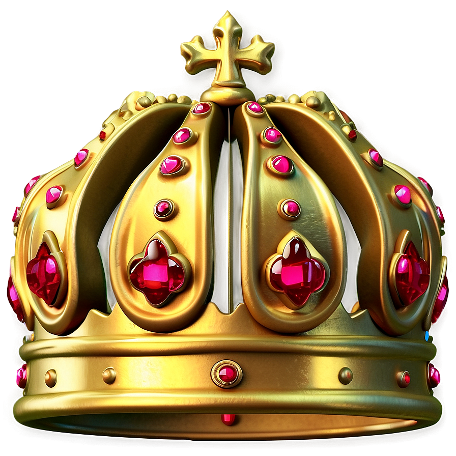 Realistic Crown Rendering Png Bns PNG Image