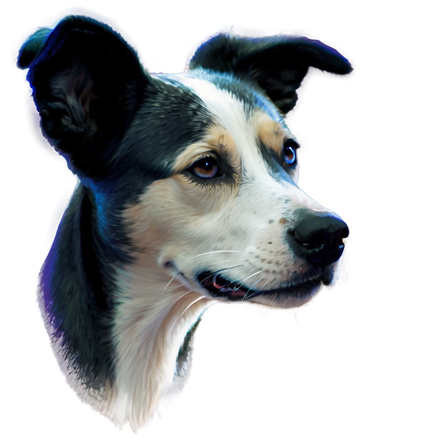 Realistic Dog Face Drawing Png Dtc PNG Image