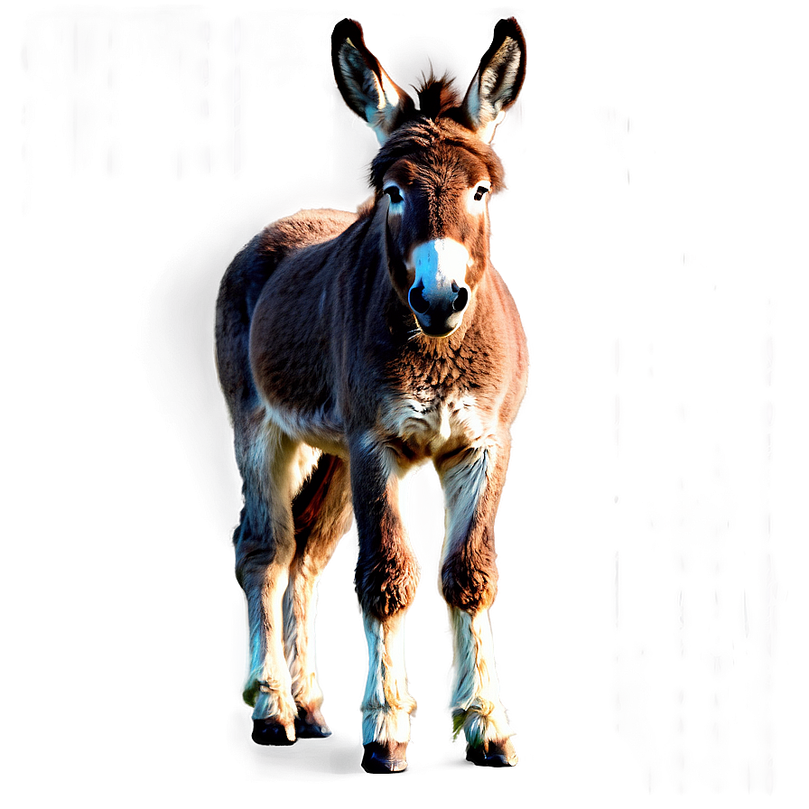 Realistic Donkey Drawing Png 26 PNG Image