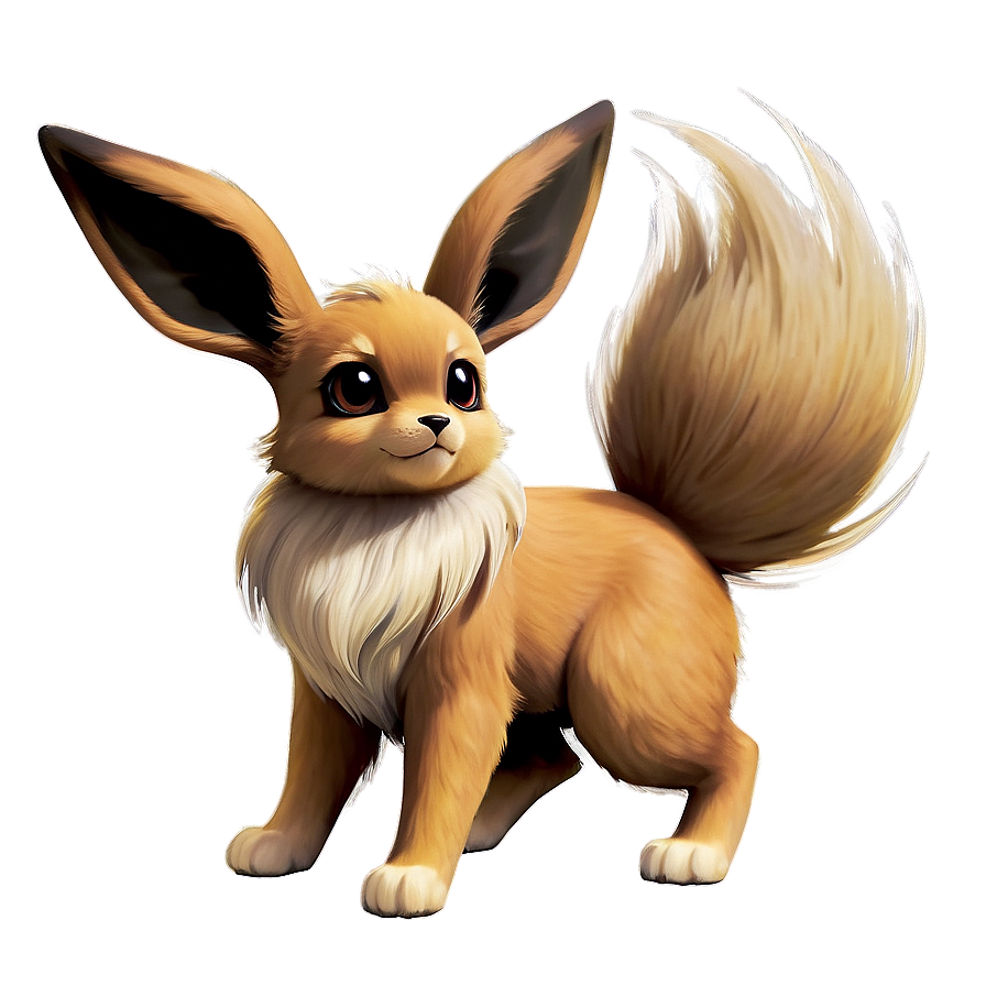 Realistic Eevee Art Png 05062024 PNG Image