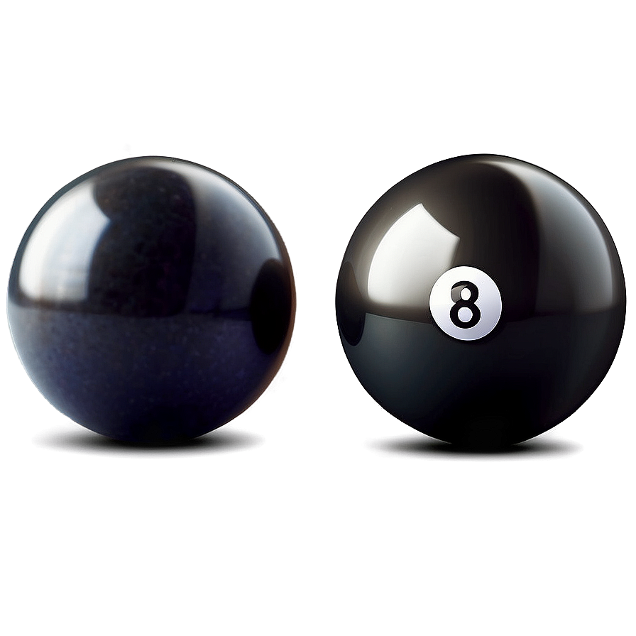 Realistic Eight Ball Illustration Png 06292024 PNG Image