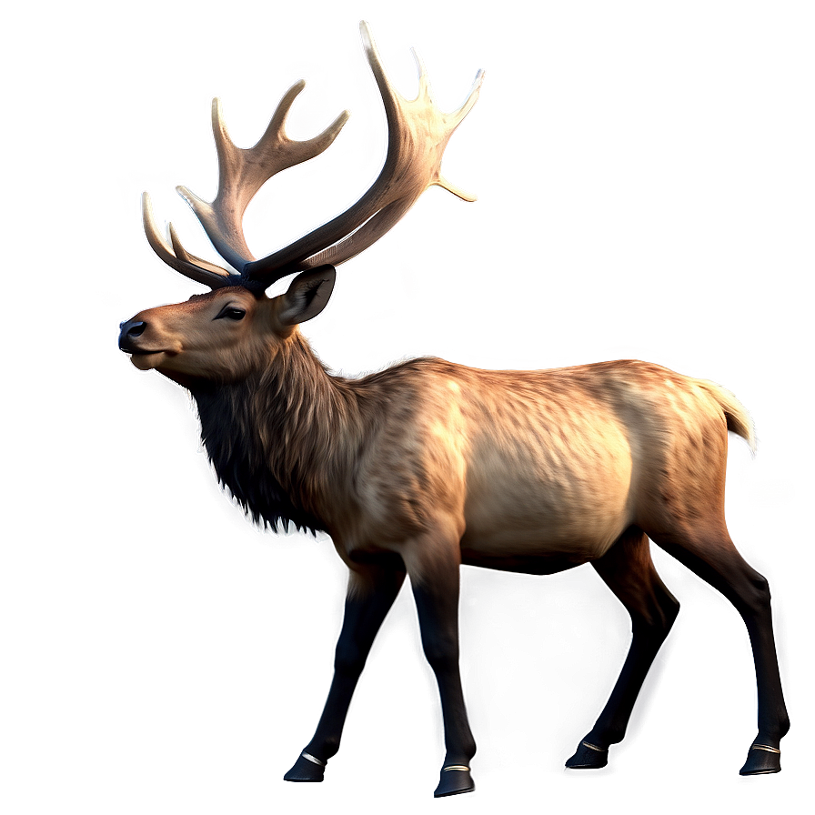 Realistic Elk Png Ysm7 PNG Image