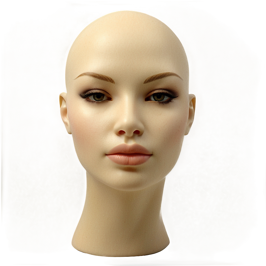 Realistic Female Mannequin Head Png Fol65 PNG Image