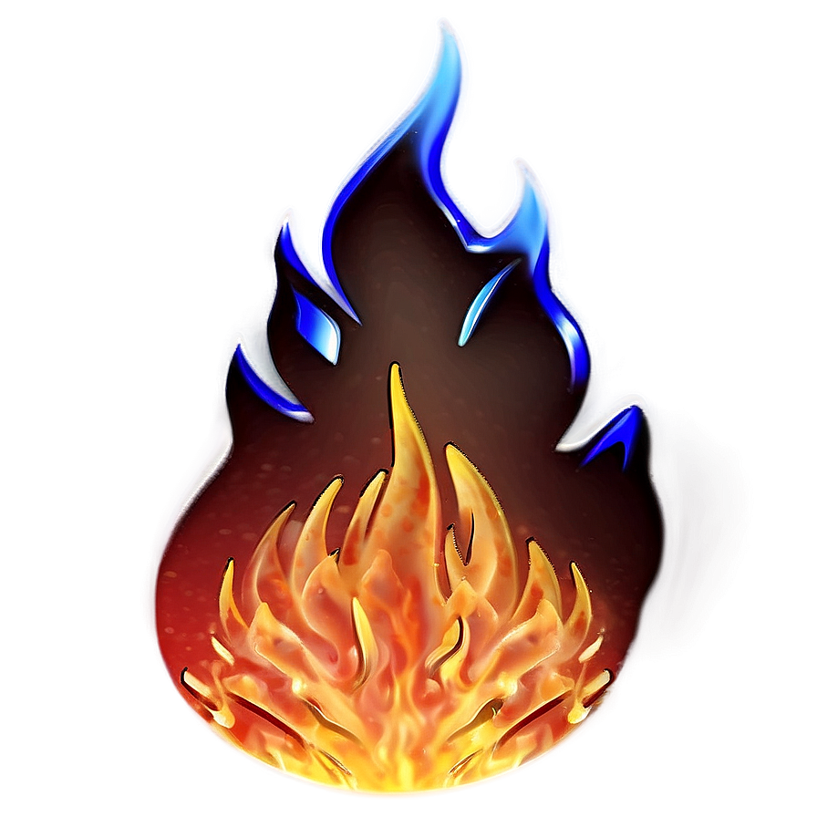 Realistic Fire Flame Png Wre PNG Image